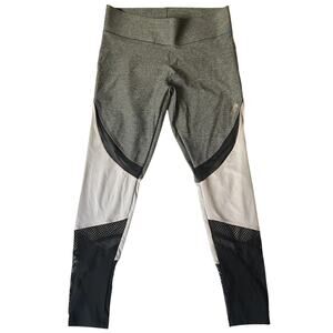 Victoria's Secret PINK Women Activewear Pants XS Gray Colorblock Ultimate Sheer